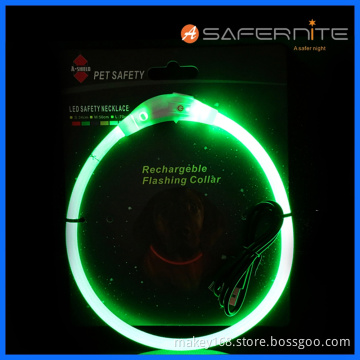 Led Bright Safety Dog Collar For Night Walks